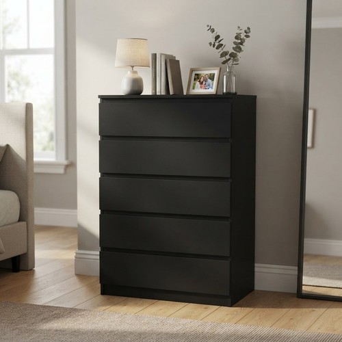 Moderne schwarze kommode - schwarze,