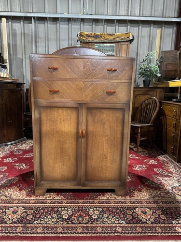 Vintage tallboy eiche - tallboy,