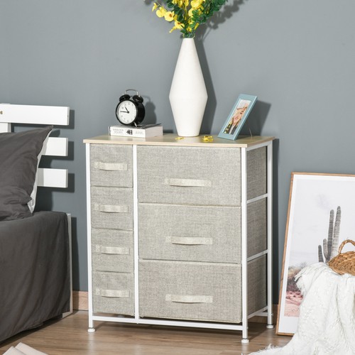 Homcom kommode mit - kommode,