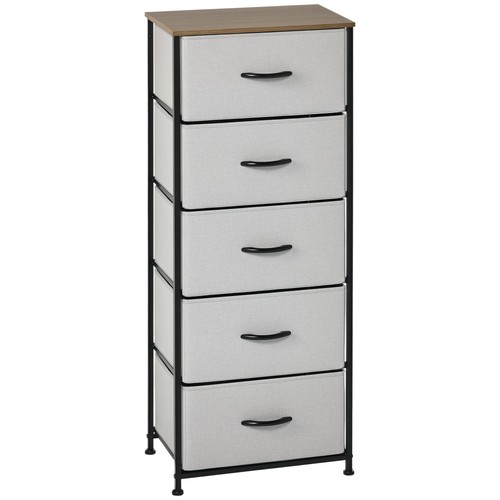 Homcom stoffkommode mit - stoffkommode, 5