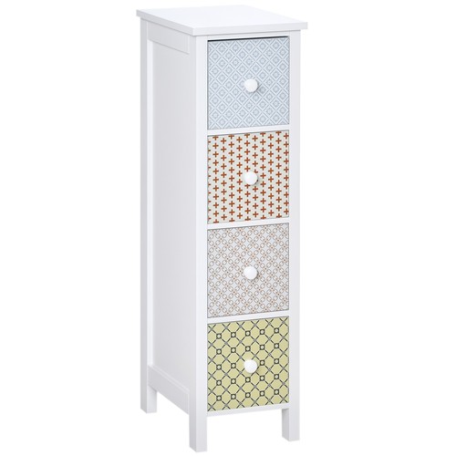 Homcom schubladenschrank 4 - schubladenschrank,,