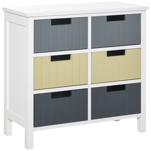 Homcom einfache kommode mit - homcom,