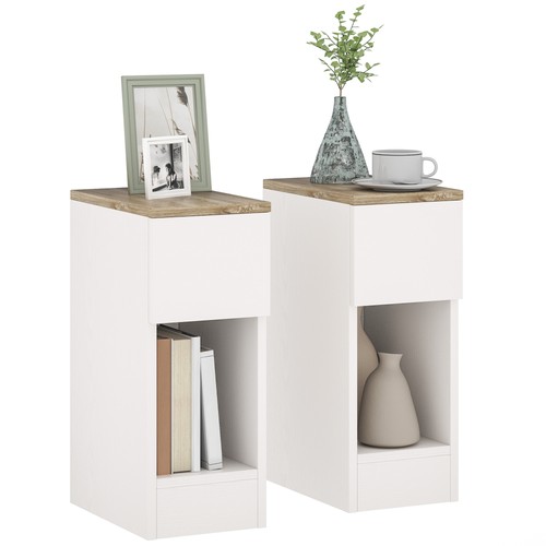 Homcom nachttische 2er set - 2er,