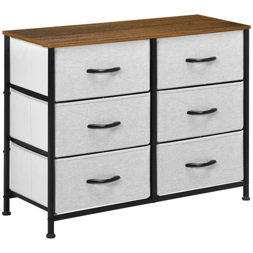 Homcom stoffkommode mit - homcom,